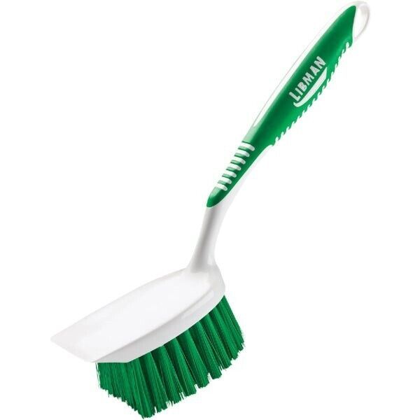 (6)-Libman 11.13 In. Recycled PET Water Bottle Polypropylene Plastic Scrub Brush