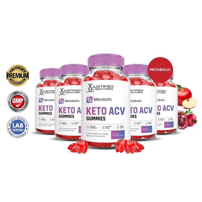 Metabolic  Keto ACV Gummies 1000MG Apple Cider Vinegar 300 Gummys