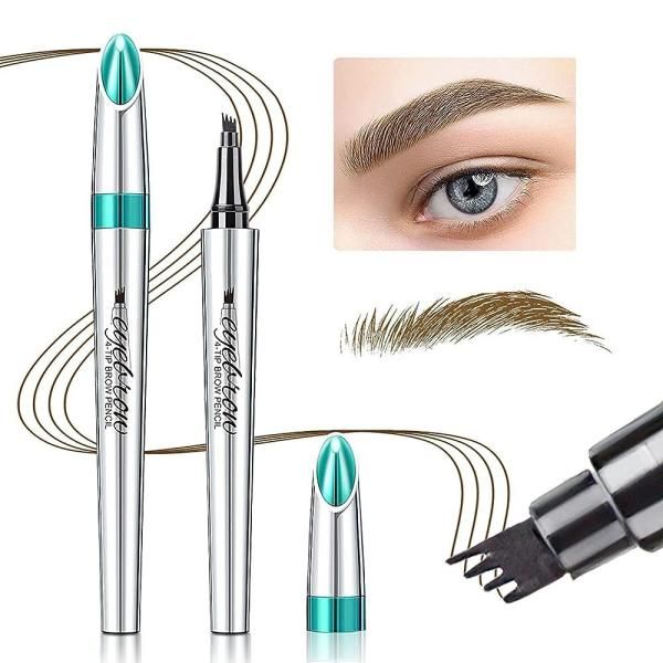 Eyebrow Pencil Tattoo Pen - Eye Makeup Tint Micro 4 Point Brow Lift and Snatch Microblade