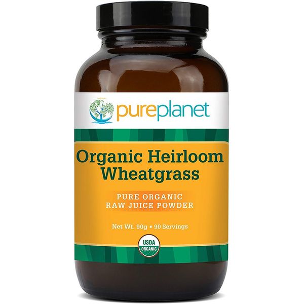 PURE PLANET Heirloom Wheatgrass Powder Organic, 90 Gram