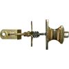 PUSH BUTTON LATCH Square Knob brass cabinet cupboard pull door drawer antique