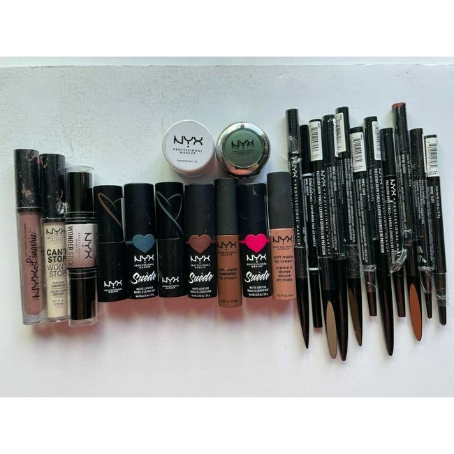 NYX MAKEUP LOT LIP EYESHADOW PENCILS New *HC