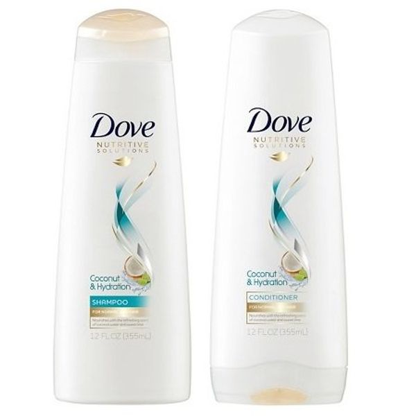 Dove Nutritive Solutions Coconut & Hydration Shampoo & Conditioner, 12 Fl. Oz. Each