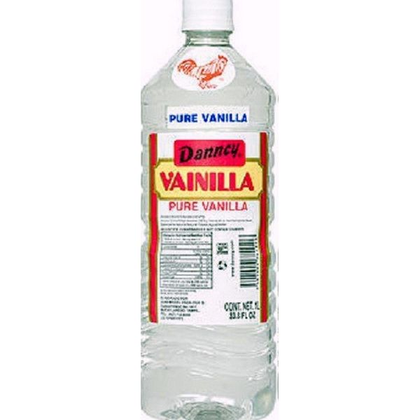 1 X Clear Danncy Pure Mexican Vanilla Extract From Mexico 33oz Each 1 Plastic Bottle Sealed by Danncy