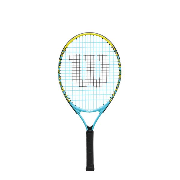 Wilson WR097210H Hard Tennis Racquet [Strung] Junior Model MINIONS 2.0 JR 23 (Minions 2.0 Junior 23) 23" (6-8 Years) Yellow