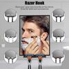 Shower Mirror for Shaving Fogless w/Razor Holders 360°Rotation Adjustable Mirror