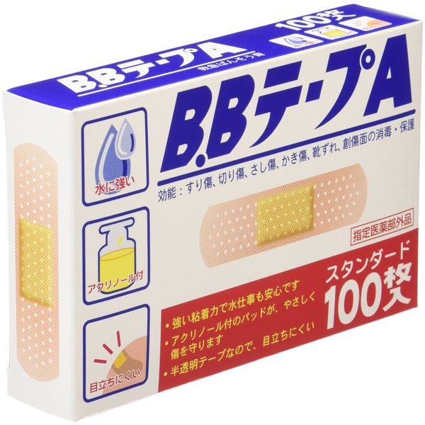 Kyoritsu Pharmaceutical Industry B.B Tape A, Standard, 100 Sheets