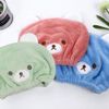 Kids Hair Drying Towel, Towel Cap, Bear Pattern, Hair Cap, Absorbent Towel, Quick Drying, Cute, Dry Cap, For Kids, Bath, Gym, Hot Springs, Swimming, Pool