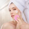 10 Pcs Facial Sponges, Reusable Face Cleaning Sponge, Natural Cellulose Face Sponge, Beauty Sponges for Facial SPA Massage Makeup Removal (5 colors） (Round)