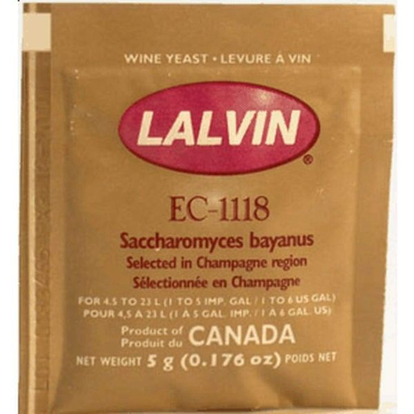 Lalvin Sparkling Wine Yeast EC-1118 Sachet 5g - Ideal for Making Cider and Champagne Style Wines