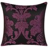 Apachi 2 Pieces CUSHION COVERS SET Set - AUBERGINE/ BLACK