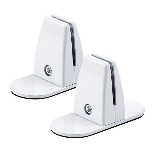 eSupply Partition Stand 2 Pcs Partition Divider Stand Desk Desktop Pedestal Holder White EEX-PATH02