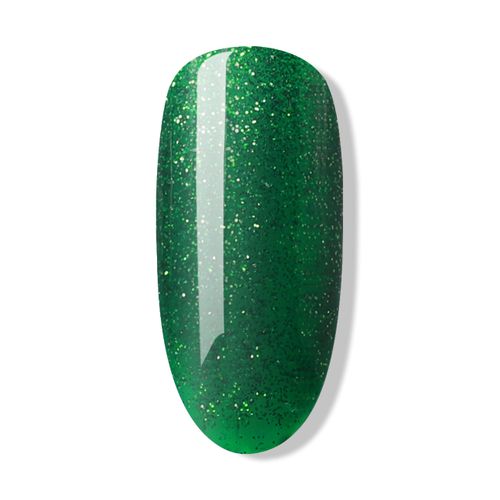 Bluesky Gel Nail Polish, Elf 63902, Dark Green Glitter, Pine, Long Lasting, Chip Resistant, 10 ml (Requires Drying Under UV LED Lamp)