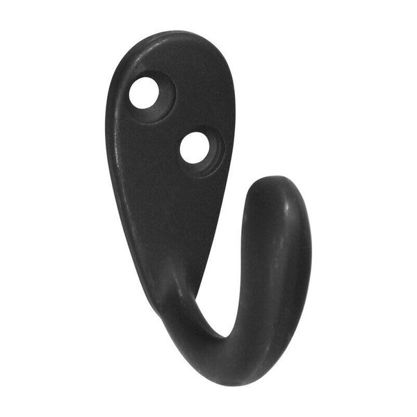 National Hardware Oil-Rubbed Bronze Black Robe Hook (Pack of 40)