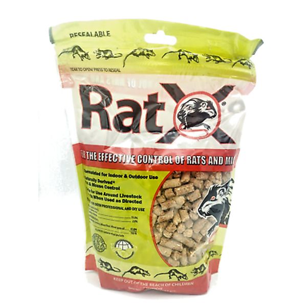 Rat X 1 lb Bag Pest Control Rats Mice Use Indoor & Outdoor New EcoClear ConSeal