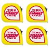 10' Tire Stagger Tape Measure with Magnetic Back (4 Pack)