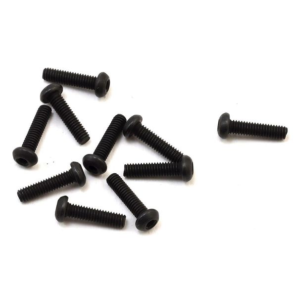 Team Associated 2.5x10mm Button Head Hex Screws (10) [ASC31522]
