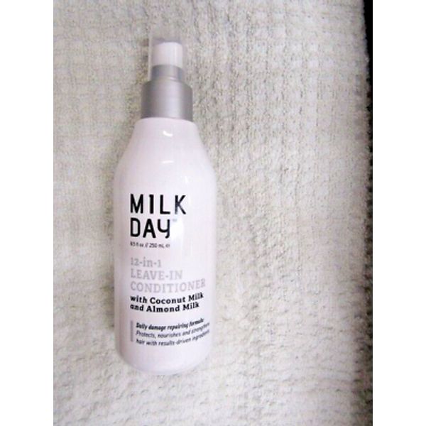 MILK DAY~~COCONUT MILK & ALMOND MILK~~12-IN-1 LEAVE-IN HAIR CONDITIONER 8.5 OZ