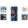 Temporary Beard & Brow Color Black Fill Patchy Gray Easy Wash-Off