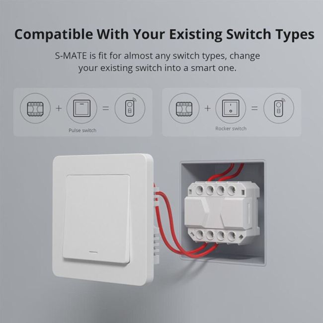 SONOFF M5 Smart Dimmer Switch Compatible with Alexa and Google Home, 2.4GHz  Smart Light Switch Wi-Fi Wall Switch , Neutral Wire Required 