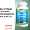 Mucus Relief Guaifenesin Caplets 400 Mg, Immediate Release Fast Acting - USA