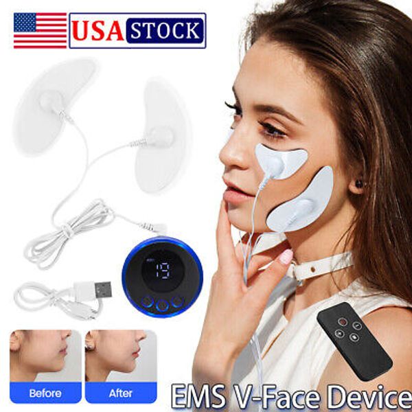 EMS Body Facial Muscle Stimulator Electrode Face Cheek Massager Slimming Beauty