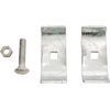 8 Pack Chain Link Fence Panel Clamps For 1 3 8 Inch Rails Durable Rust Proof