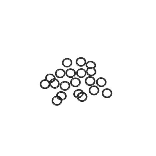 Ofowin 20pcs O-Ring Nitrile Rubber 4mm x 6mm x 1mm Black O-Ring 4mm Inner Diameter 6mm Outer Diameter 1mm Wide Round Seal Gas Gasket Oil Resistant Waterproof Abrasion Resistant Car Air Conditioner Equipment Gasket Machine Repair Fully Sealed