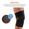 Ergodyne ProFlex 615 Knee Sleeve, Black, Small
