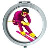 Downhill Skier Compact Mirror