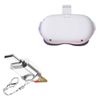 BoxWave Adapter Compatible with Oculus Quest 2 - Micro SD Card miniReader, USB Type-C OTG Reader USB3.0 Adapter Keychain - Metallic Silver