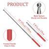 2 Pack Teacher Pointer Stick for Whiteboard - Telescopic Classroom Pointer with Comfortable Grip Handle, Retractable Presenter Tool for Teachers, Kindergarten, Presentations (Red and Black)