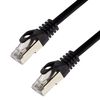 Network Cable S/FTP PIMF Cat. 7 3.00 m Black Patch Cable Gigabit Ethernet LAN DSL CAT7 Cable