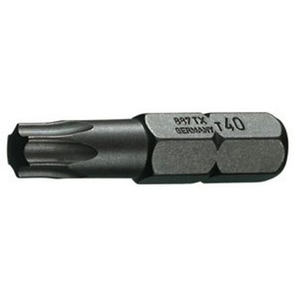 Gedore Torx Screwdriver Bit 1/4 Inch with T30 Pin