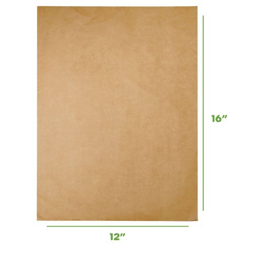 Comfy Package [12 x 16 Inch - 200 Count] Pre-Cut Baking Parchment Paper Sheets Unbleached Non-Stick Sheets for Baking & Cooking - Kraft