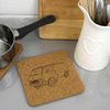 'Mini Van' Square Cork Trivet/Pot Stand (TR00027184)