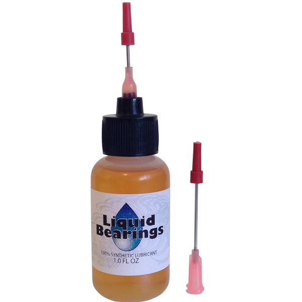 Liquid Bearings, 100%-Synthetic Oil for All Slot car Racing Sets, Makes Cars Run Faster, Smoother!!