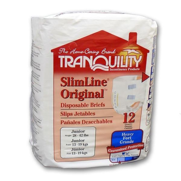Tranquility Slimline Disposable Junior Briefs Qty 12