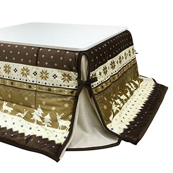 Kotatsu Futon Square Kotatsu Futon Space Saver Hanging Single Square 7580 Width The Gang of it is from Car Bell 180, Beige Color