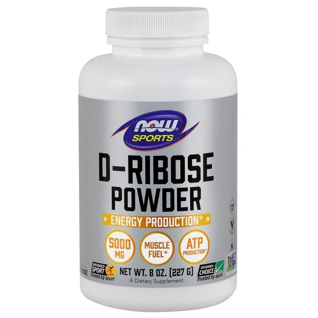 NOW Foods D-Ribose, 8 oz Powder