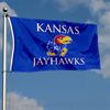 College Flags & Banners Co. Kansas Jayhawks Wordmark Flag