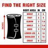 ACE 4 Inch Elastic Bandage with with Clips, Black, Great for Leg, Shoulder and More, 1 Count