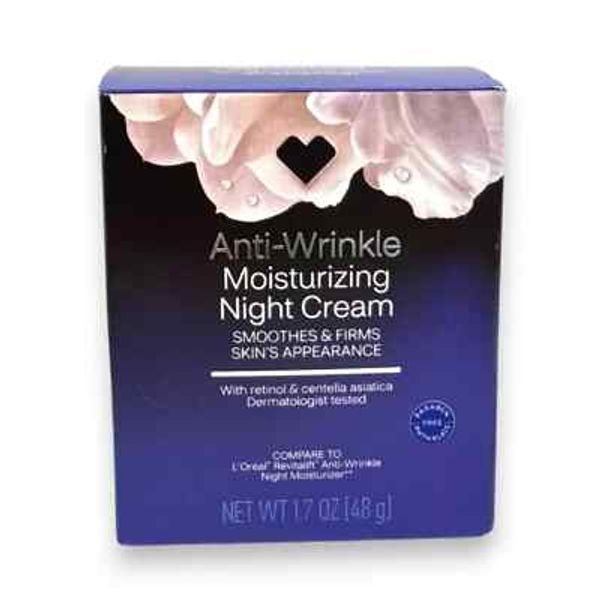 CVS Health Anti-Wrinkle Moisturizing Night Cream 1.7oz./48g New  damage box