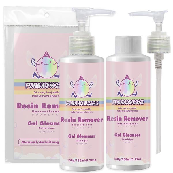 Resin Cleaner Epoxy Remover with Refill Set 10oz 300ml