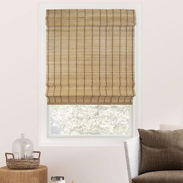 Bamboo Roman Shades - Customer Favorite Light Filtering Blinds for Windows, P...