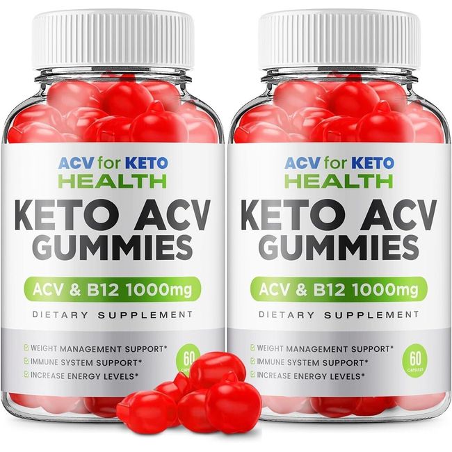 (2 Pack) ACV for Keto Health Gummies ACV for Health Keto Advanced Formula...