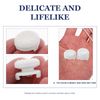 HOMSFOU 2pcs / Thumb Grips - Joystick Stick Covers - Protective Caps - White