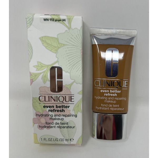 CLINIQUE ~ EVEN BETTER REFRESH REPAIRING MAKEUP ~ # WN 112 GINGER ~ BOXEDJ277