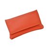 P35539OR - GBD Mini Orange Leather Patterned Roll Your Own Tobacco Pouch