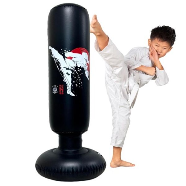 Sandbag for home use, for kids and adults, punch bag, boxing PVC material, durable, impact resistant, standing bag, stress relief, mood change, release, lack of exercise, fighting, kickboxing training